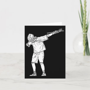 Carte Bâton de crosse Garçon Dabbing Jeune Dab Dance