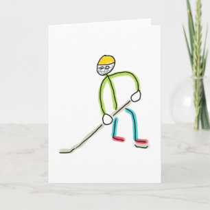 Carte Bâton de hockey sur glace