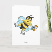 Carte Bâton de hockey sur glace de Bee (Dos)