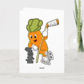 Carte Bâton de hockey sur glace végane (Dos)