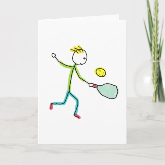 Carte Bâton de Pickleball (Devant)