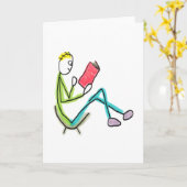 Carte Bâtonnet de lecture (Fleur jaune)
