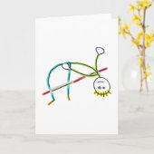 Carte Bâtonnet de saut en hauteur (Fleur jaune)