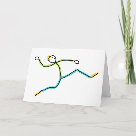 Carte Bâtonnet de saut en longueur (Devant)