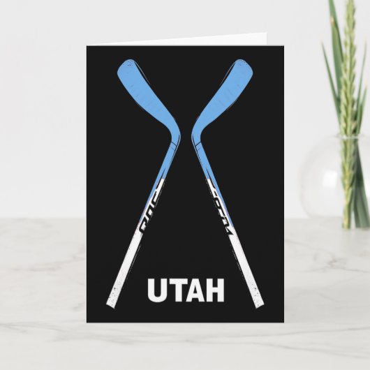 Carte Bâtons de hockey de l'Utah (Devant)