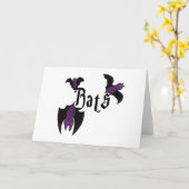 Carte Bats (Fleur jaune)