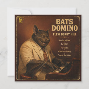 Carte Bats Domino Album : une parodie