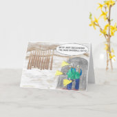 Carte Batte de baseball d'anniversaire (Fleur jaune)