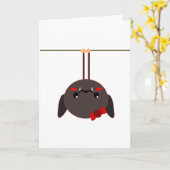 Carte batte sur un vampire de fil (Fleur jaune)