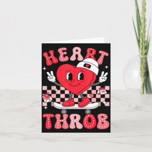 Carte Battement de cœur Groovy Saint-Valentin Tout-petit