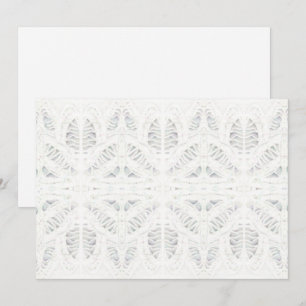 Carte BATTENBURG LACE 5x7 Plat Card / Horizontal