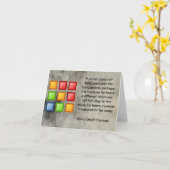 Carte Batteur différent (Fleur jaune)