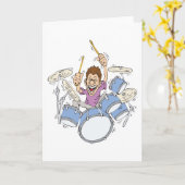 Carte batteur fougueux (Fleur jaune)