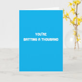 Carte Batting a Thousand, Get The Ball Rolling - (Fleur jaune)