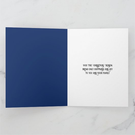 Carte Baubles de neige d'hiver do-it-yourself vacances e (Intérieur)