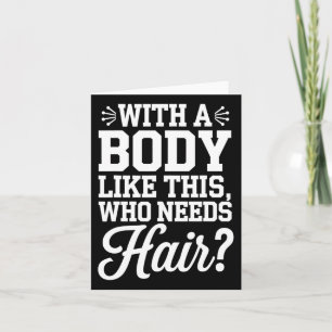 Carte Baud Guy Bodybuilding Drôle Gym Cadeau Avec Un Cor