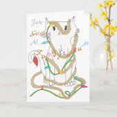 Carte Bazar de Noël (Fleur jaune)