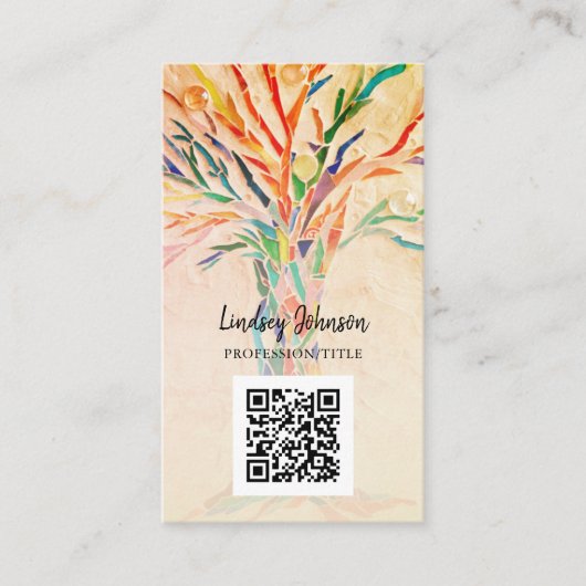 Carte Bbeige professionnelle QR Code (Devant)