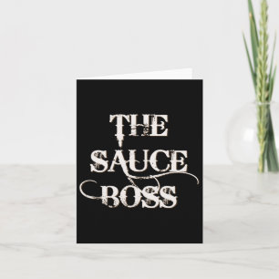 Carte Bbq Grillant Drôle T Chemise La Sauce Boss Grill D