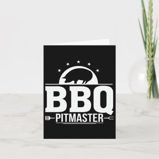 Carte Bbq Pitmaster Grill Master Tee Pour Les Amateurs D (Devant)