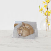 Carte BC- Cute Chihuahua Puppy Greeting Cards (Fleur jaune)