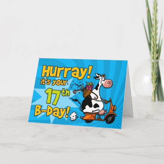Carte bd scooter vache - 17 (Devant)