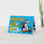 Carte bd scooter vache - belle-fille (Devant)