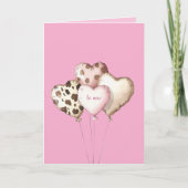 Carte Be Mine Heart Balloons Love Valentine's Day (Devant)