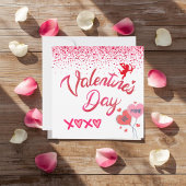 Carte Be Mine Personalized Flat Card