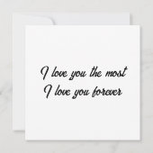 Carte Be Mine Personalized Flat Card (Dos)