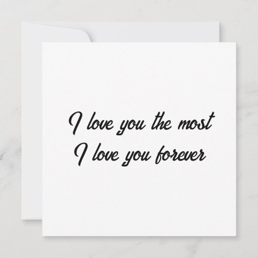 Carte Be Mine Personalized Flat Card (Dos)