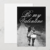 Carte Be My Valentine - côte à côte (Devant / Derrière)