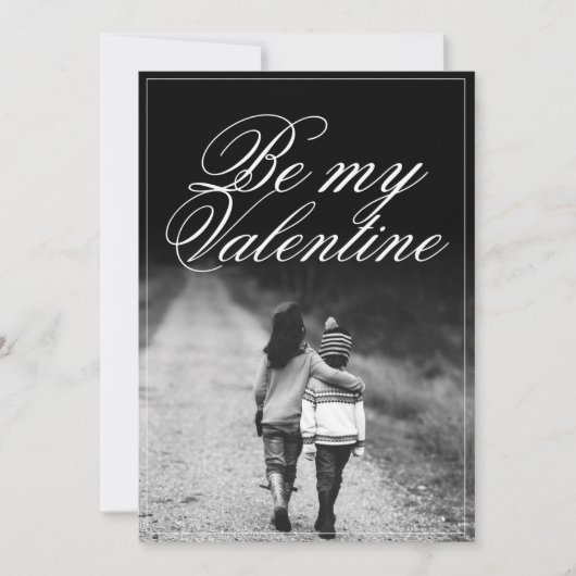 Carte Be My Valentine - côte à côte (Devant)