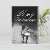 Carte Be My Valentine - côte à côte (Debout devant)