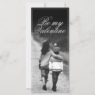 Carte Be My Valentine - côte à côte