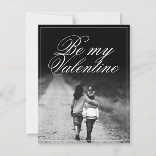 Carte Be My Valentine - côte à côte