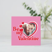 Carte Be My Valentine Heart Photo Saint Valentin Saint V (Debout devant)