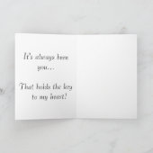 Carte Be Still My Heart- Personalized Valentine (Intérieur)