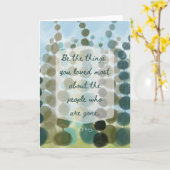 Carte Be The Things Card (Fleur jaune)