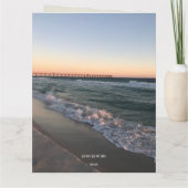 Carte Beach announcement postcard (Dos)