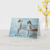 Carte Beach Babes (Fleur jaune)