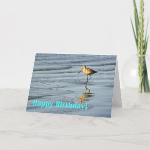 Carte Beach Bird Joyeux Anniversaire 2