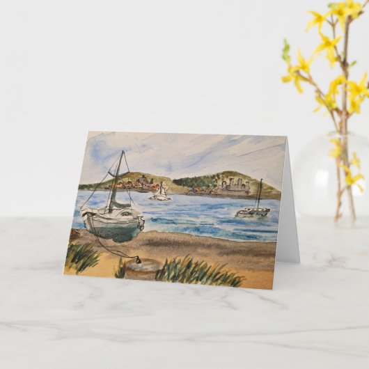 Carte Beach Card (Fleur jaune)