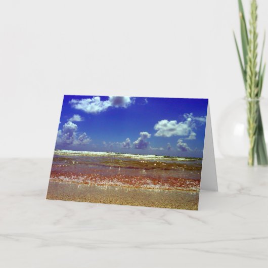 Carte ~Beach~ GREETING CARD, CUSTOMISEZ-LE ! (Devant)