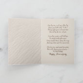 Carte Beach Starfish 38e anniversaire (Intérieur)