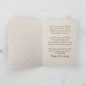 Carte Beach Starfish 39e anniversaire (Intérieur)