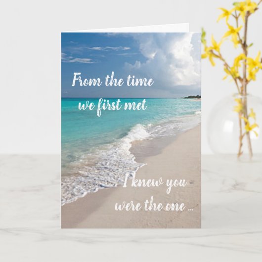 Carte [Beach] The One - Breakup (Fleur jaune)