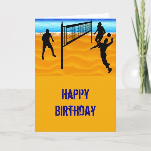 Carte Beach Volleyball (Devant)