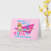 Carte Beachy Keen 60e anniversaire (Fleur jaune)