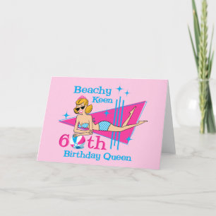 Carte Beachy Keen 60e anniversaire